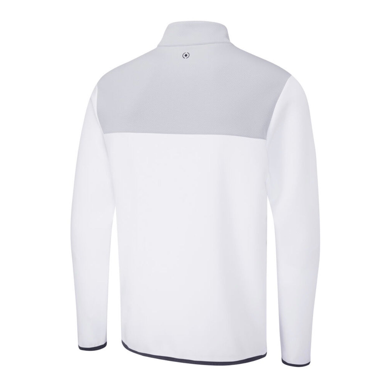 PING Kinver Men’s Quarter Zip Fleece - White/Pearl Grey