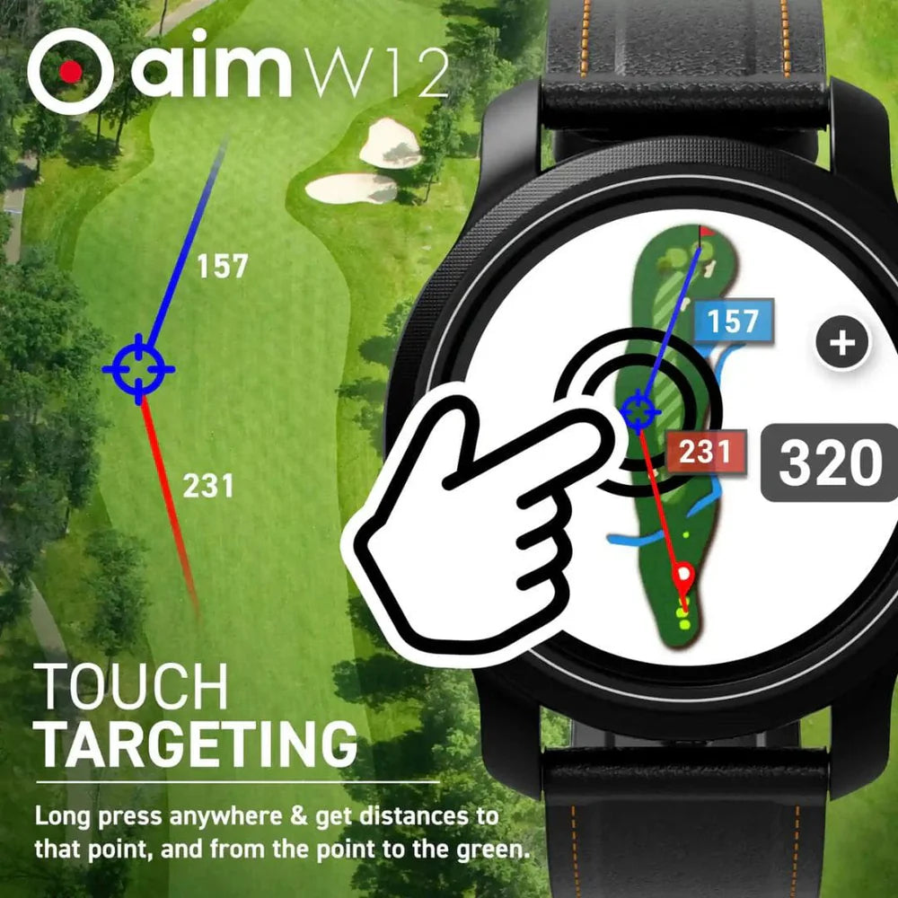 GolfBuddy aim W12 GPS Watch