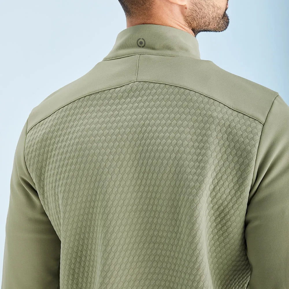 Nolan Men's Quarter Zip Fleece - Lichen