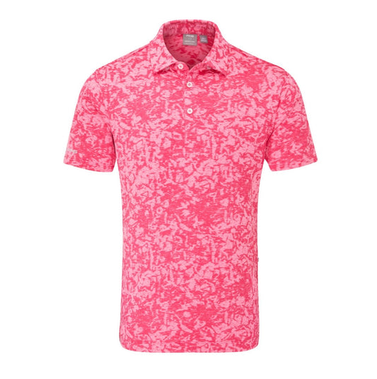 PING Marek Men’s Polo Shirt - Rhapsody Pink