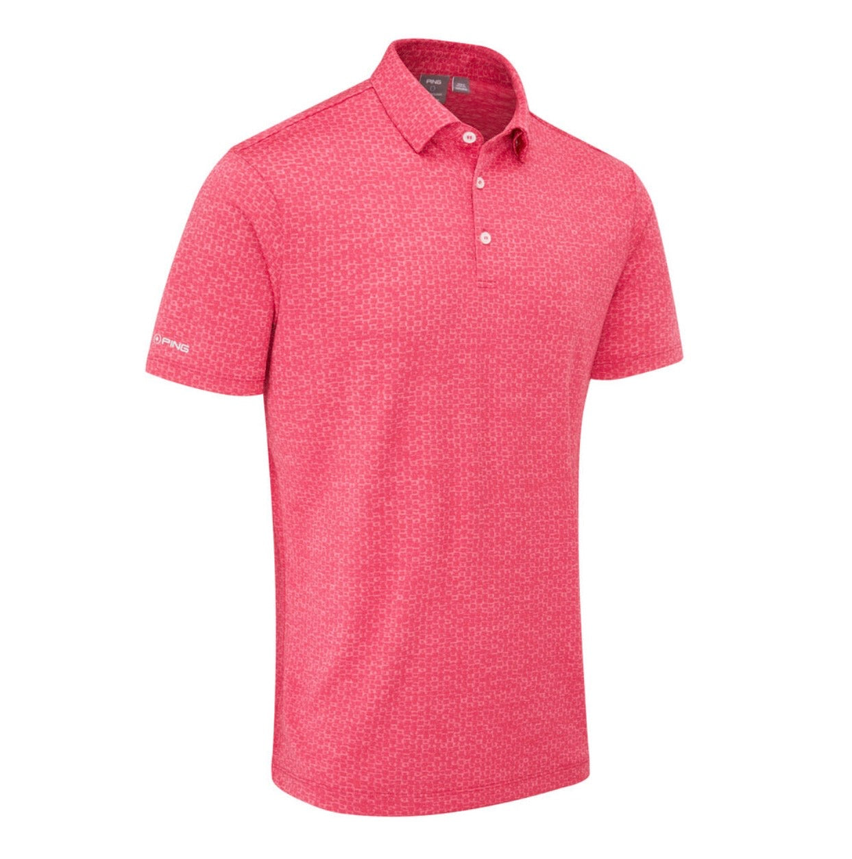 PING Rafe Men’s Polo Shirt - Rhapsody Pink