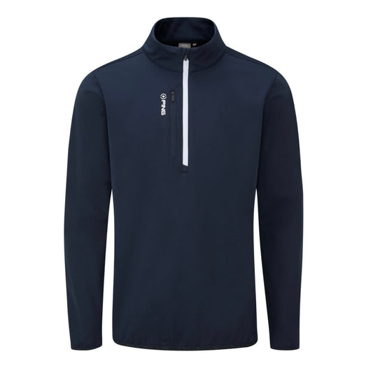 PING Vigo Men’s Windproof Half Zip Jacket - Navy