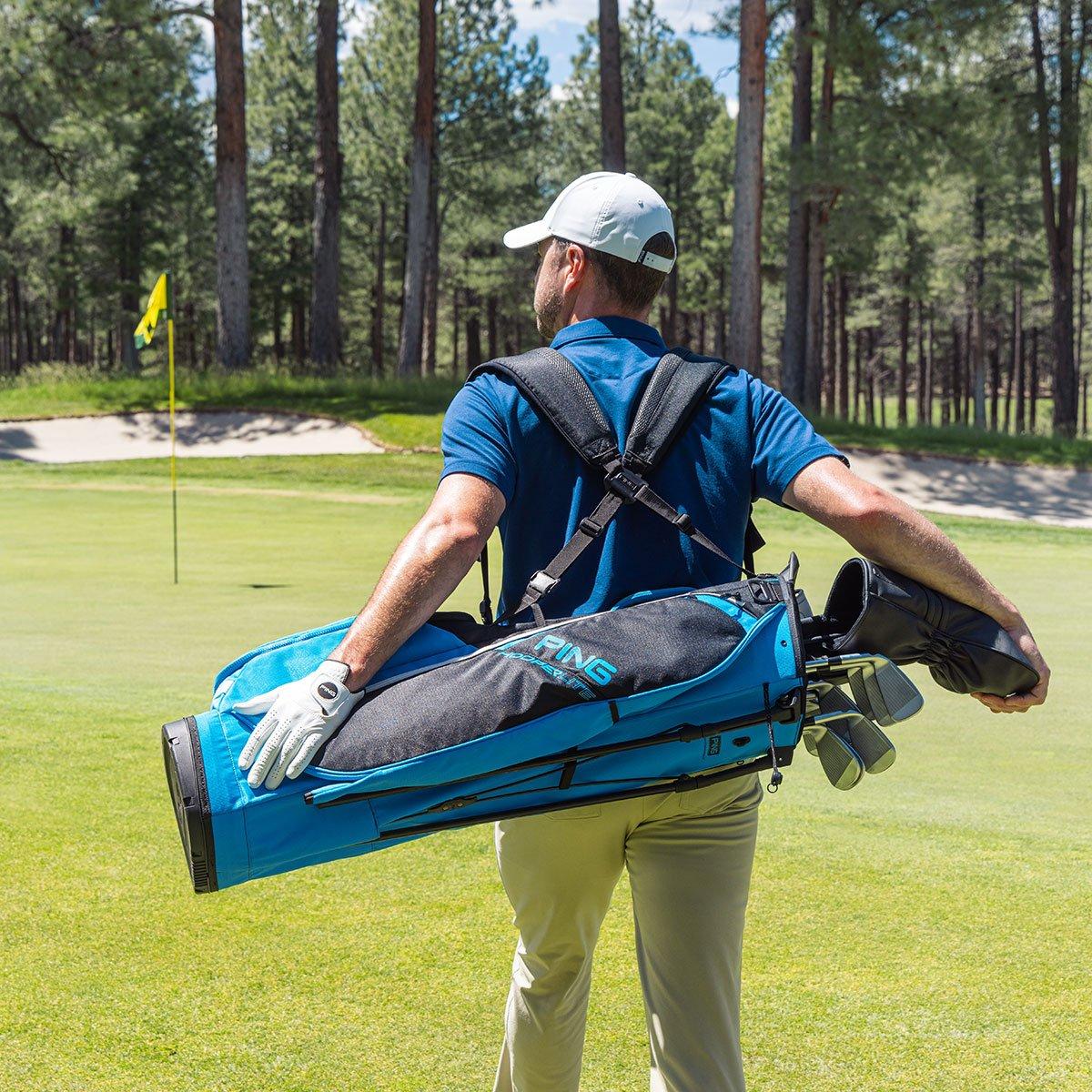 PING 2025 G440 Hoofer Lite Carry Bag - Blue/Black