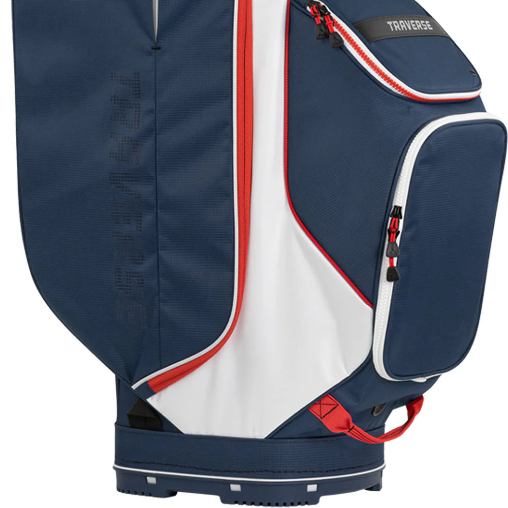 PING Traverse 25 Cart Bag - Navy/White/Red