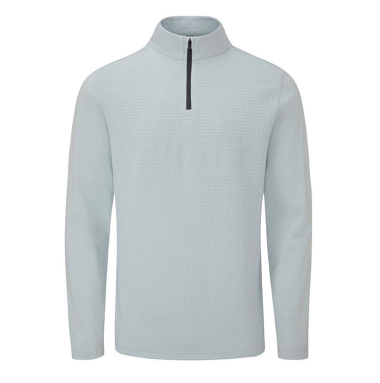 PING Faron Men’s Quarter Zip Fleece - Pearl Grey