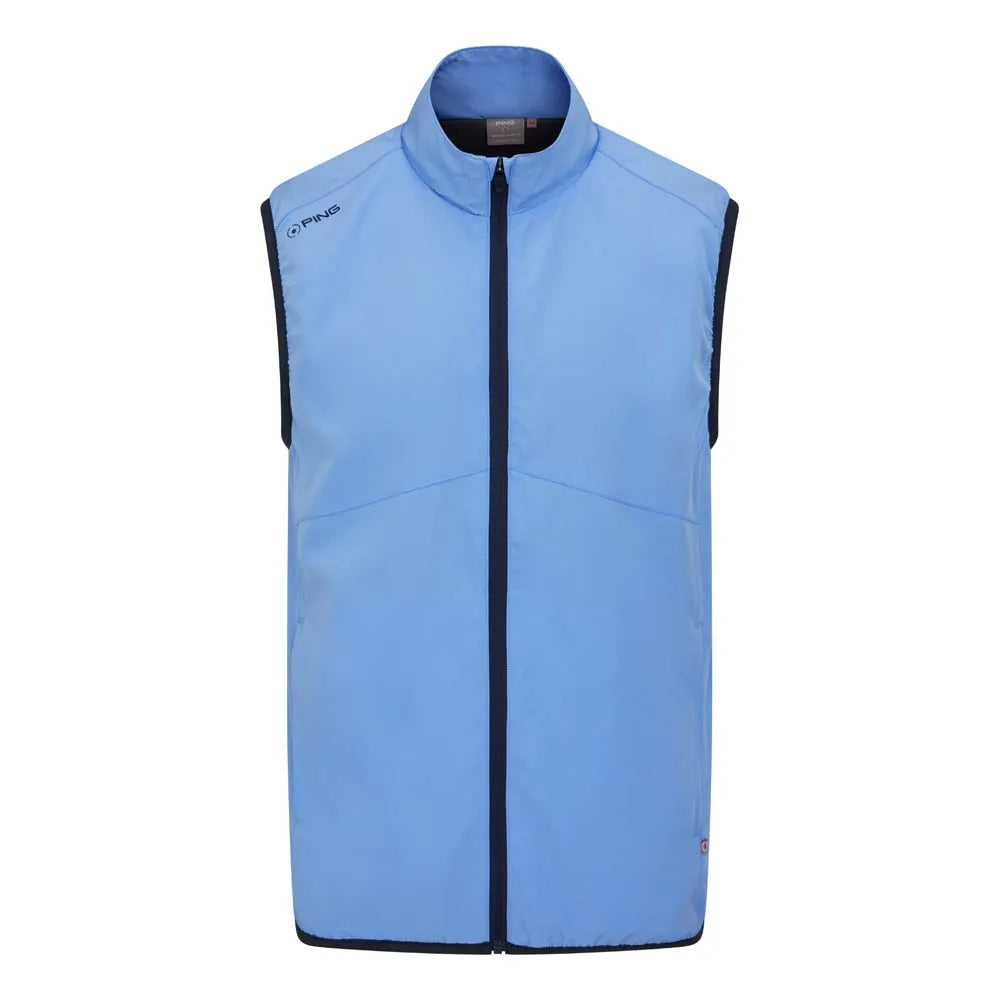 Ashbourne Men's Fleece Vest - Cornflower Blue