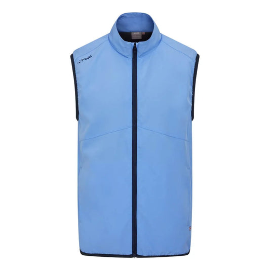 Ashbourne Men's Fleece Vest - Cornflower Blue