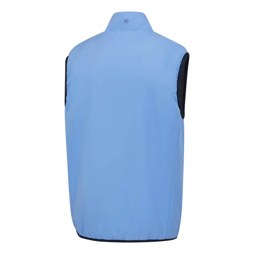 Ashbourne Men's Fleece Vest - Cornflower Blue