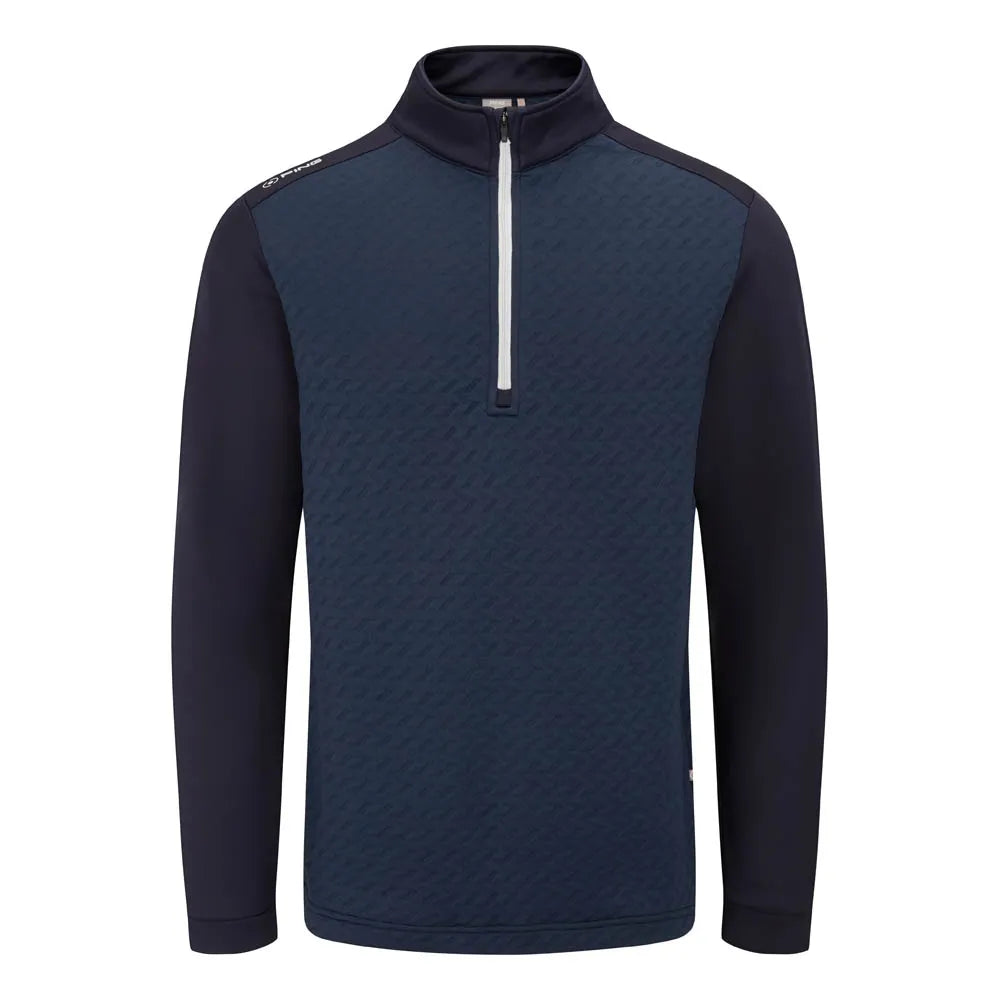 Whister Men's 3D Jacquard Fleece - Navy