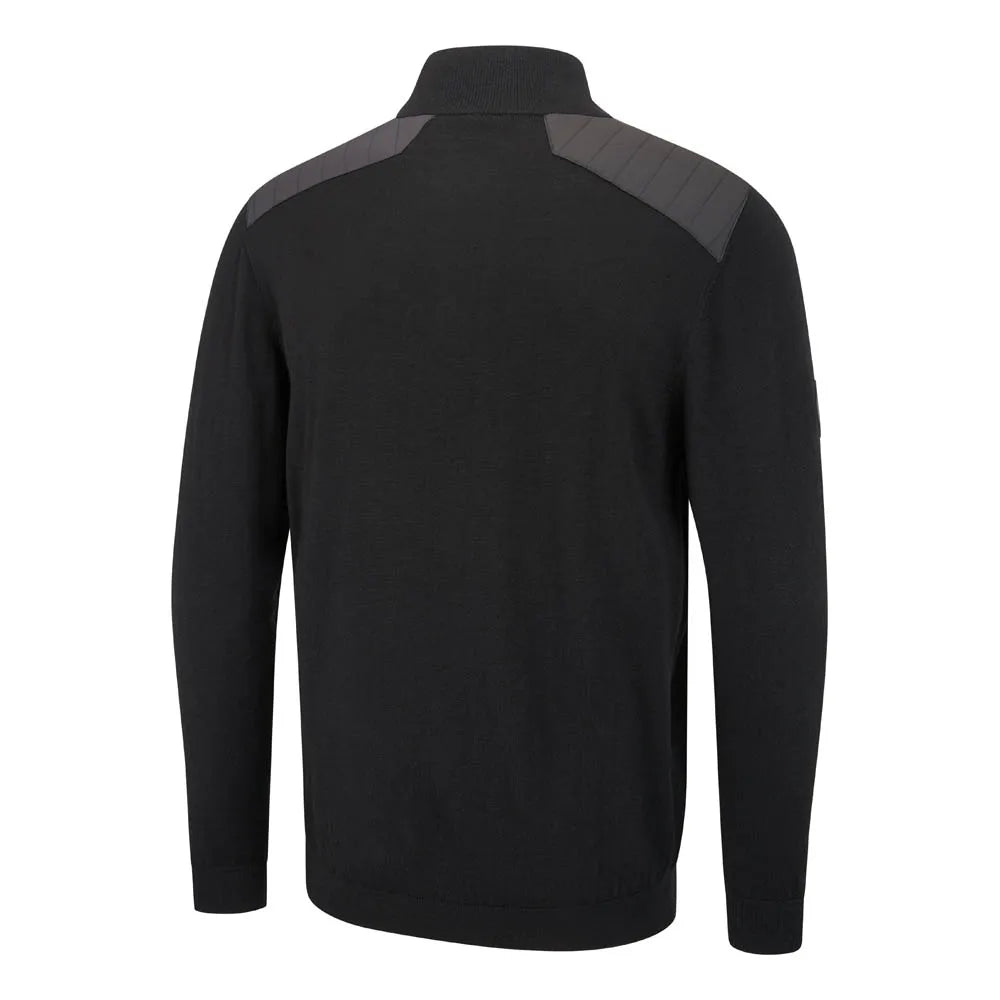 Cranford Men's Half Zip Sweater - Black