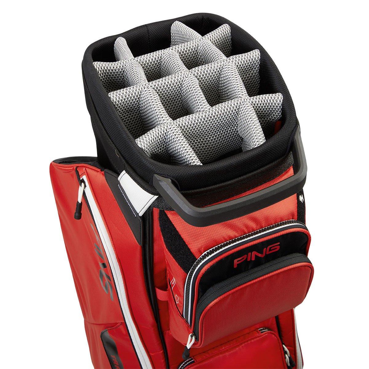PING Traverse 22 Cart Bag - Red/Black/White