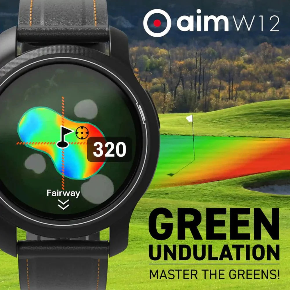 GolfBuddy aim W12 GPS Watch