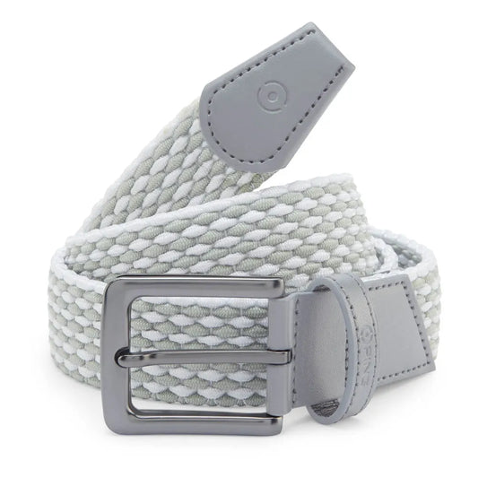 Ping Stretch Belt - Pearl Grey/White