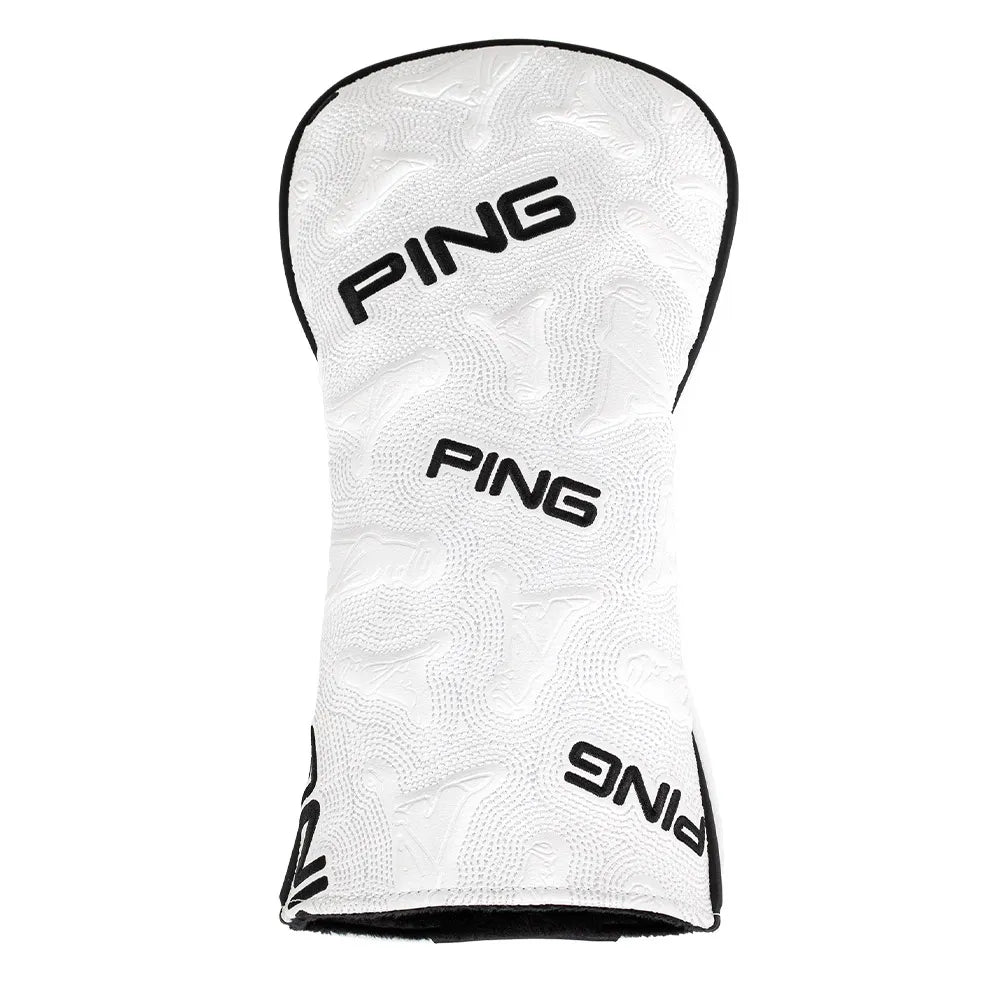 PING Icon Driver Headcover - White