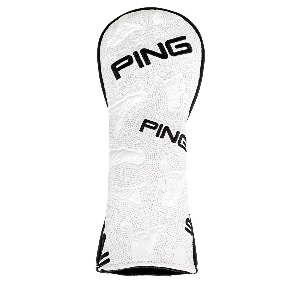 PING Icon Fairway Headcover - White