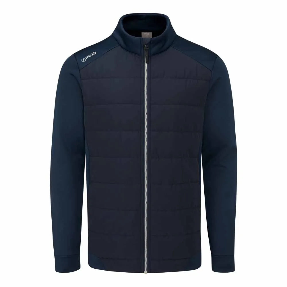 Aiden Men's Hybrid Fleece Jacket - Navy