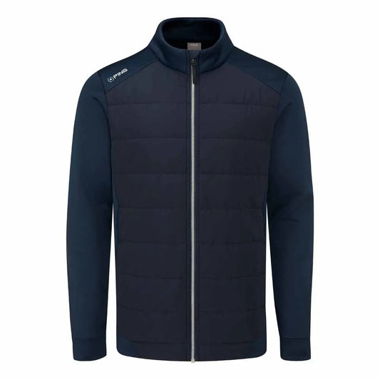 Aiden Men's Hybrid Fleece Jacket - Navy