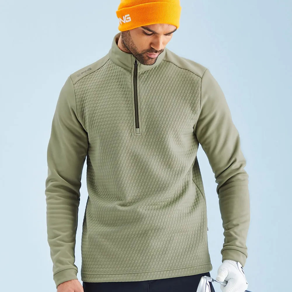 Nolan Men's Quarter Zip Fleece - Lichen