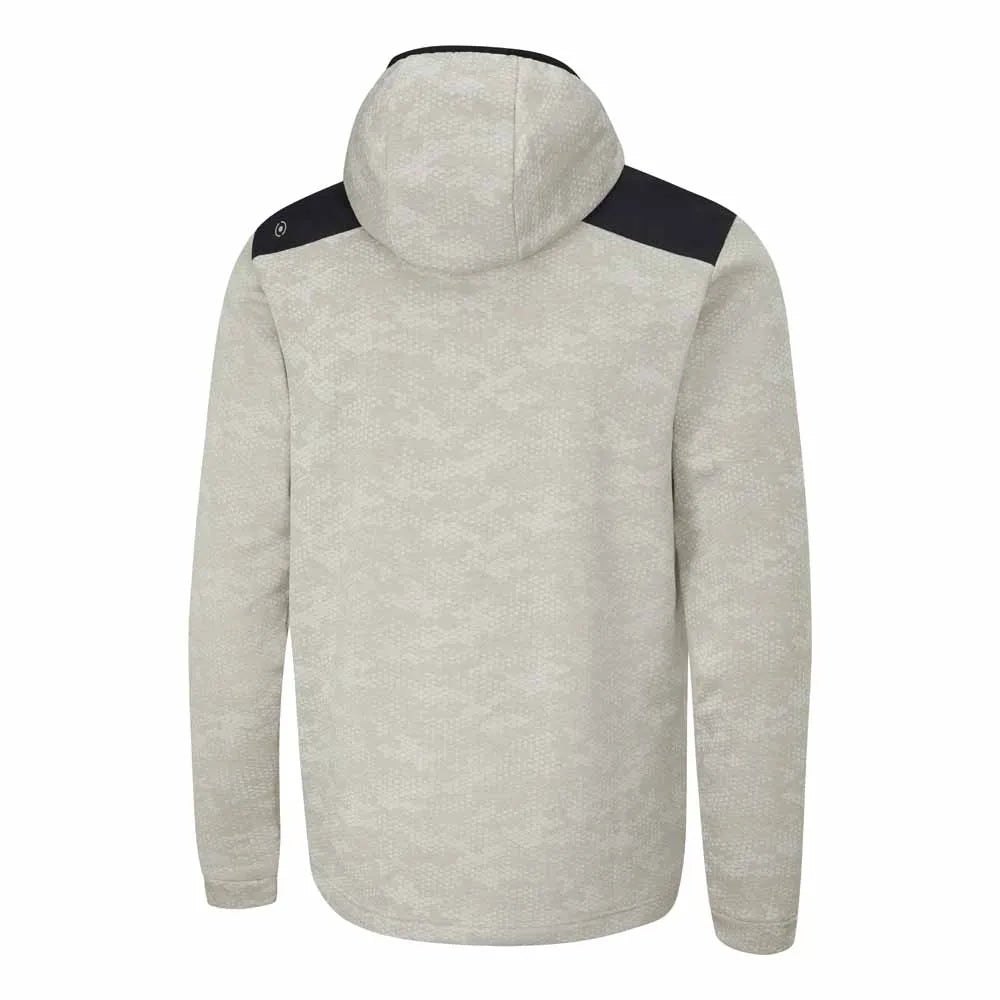 Nexa Men's Hooded Half Zip Fleece - Willow/Black