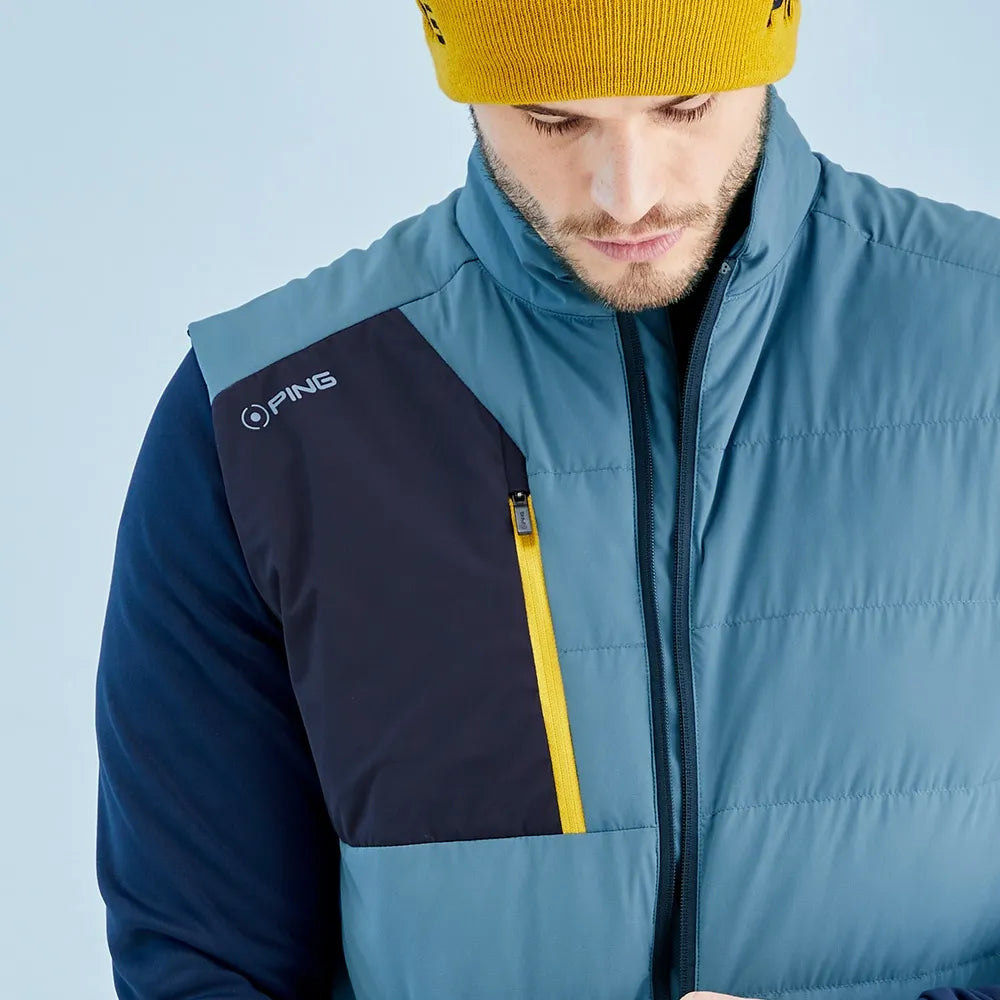 Norse Men's Cocoon Insulated PrimaLoft® Vest - Blue Fusion/Navy