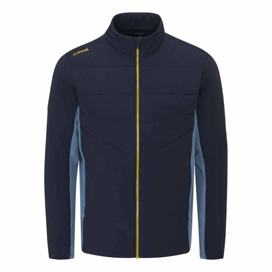 Magnitude Men's Insulated Hybrid Jacket - Navy/Blue Fusion