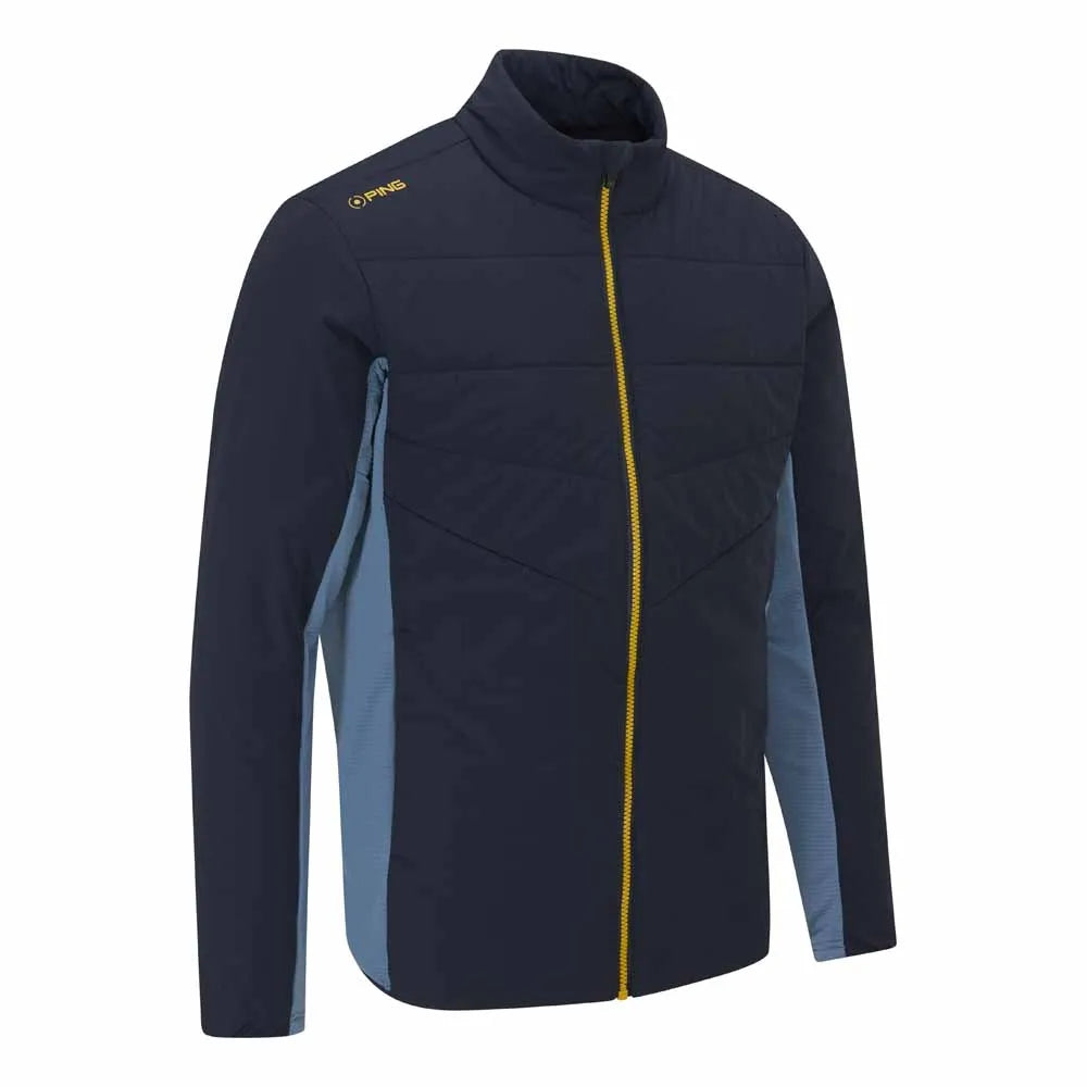 Magnitude Men's Insulated Hybrid Jacket - Navy/Blue Fusion