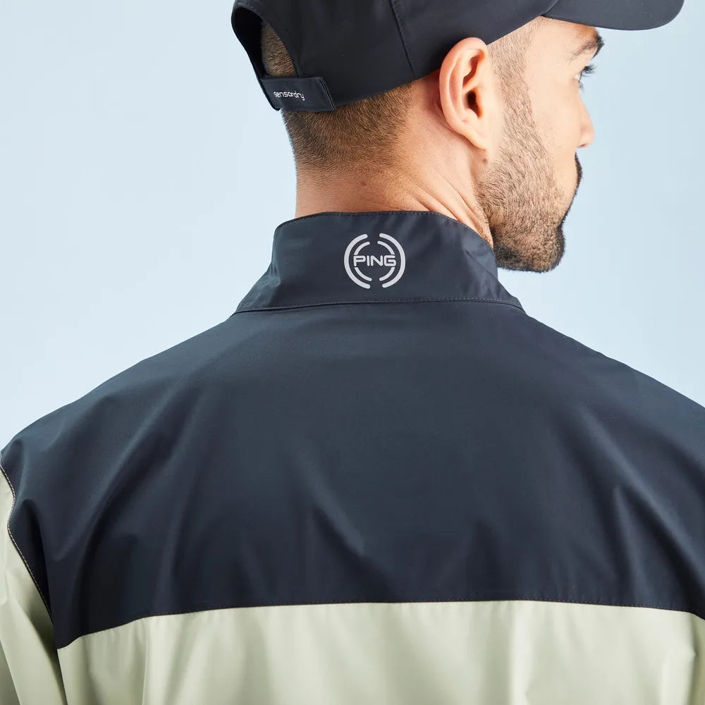 AquaDrive Men's Waterproof Jacket - Willow/Black