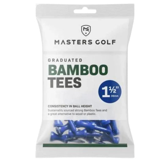 Masters Bamboo Graduated Golf Castle Tees Blue