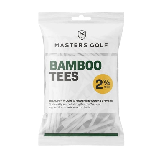 Masters Golf Bamboo Golf Tees 2 3/4" - White