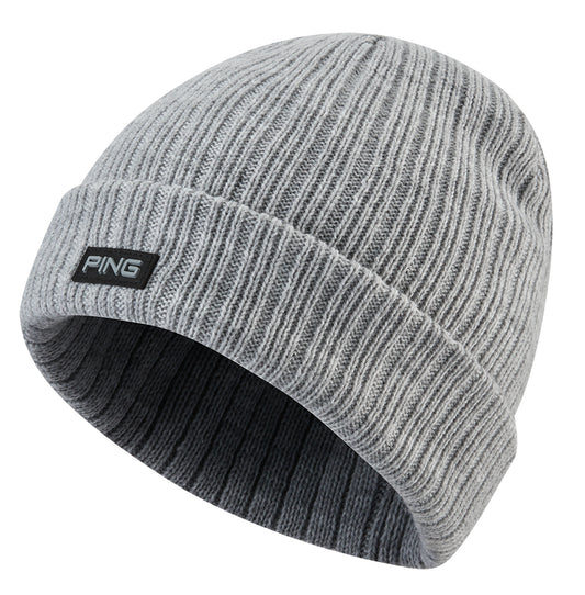 Kendal Knit Beanie Hat - Light Grey Marl