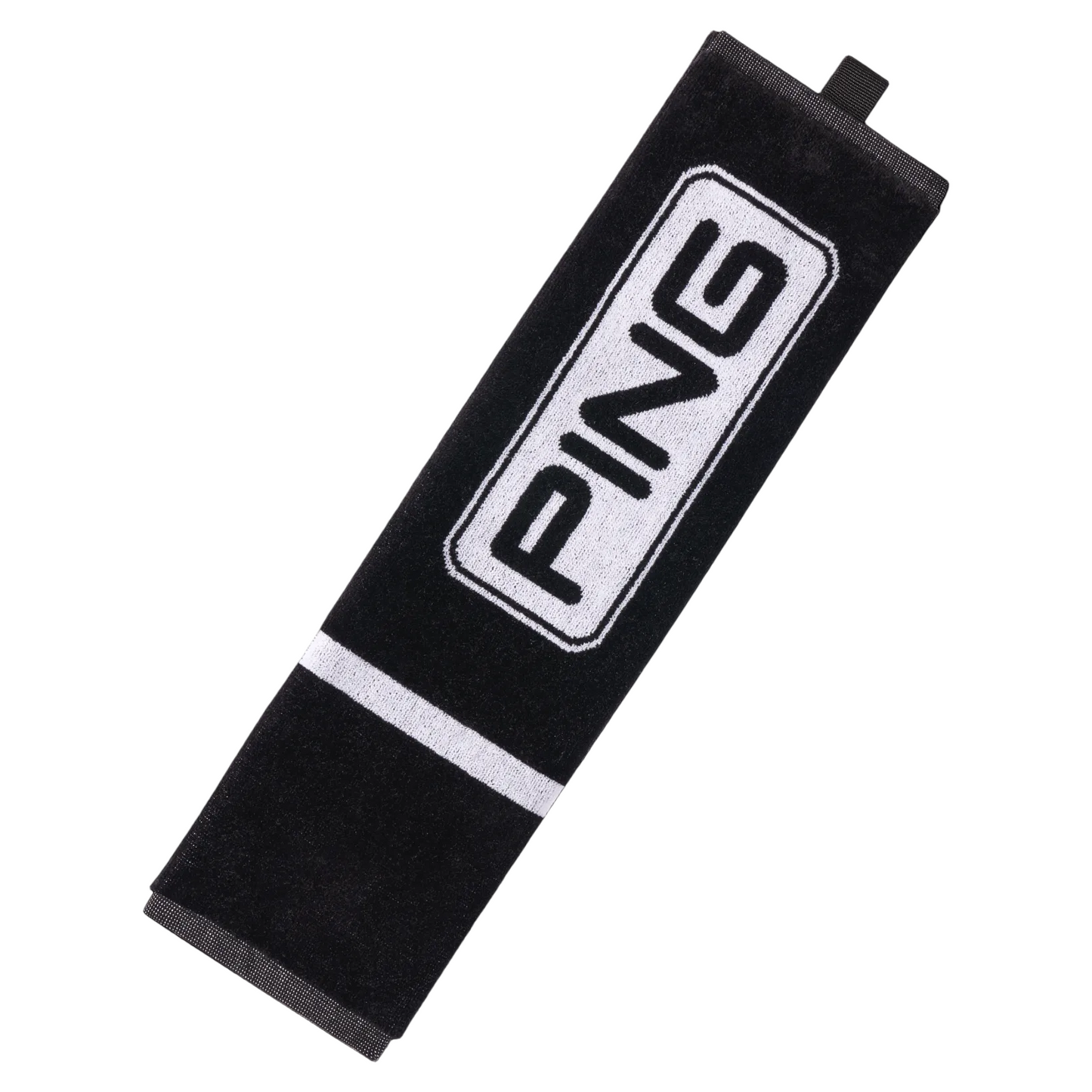 PING 2025 Trifold Towel - Black/White