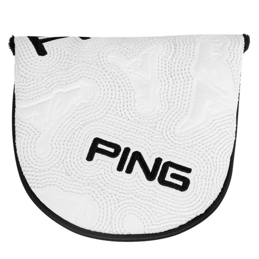 PING Icon Mallet Putter Headcover - White