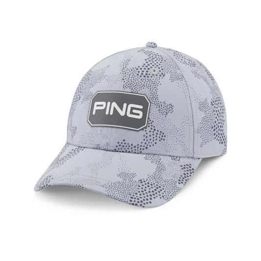 PING Textured Camo Cap - Silver Multi