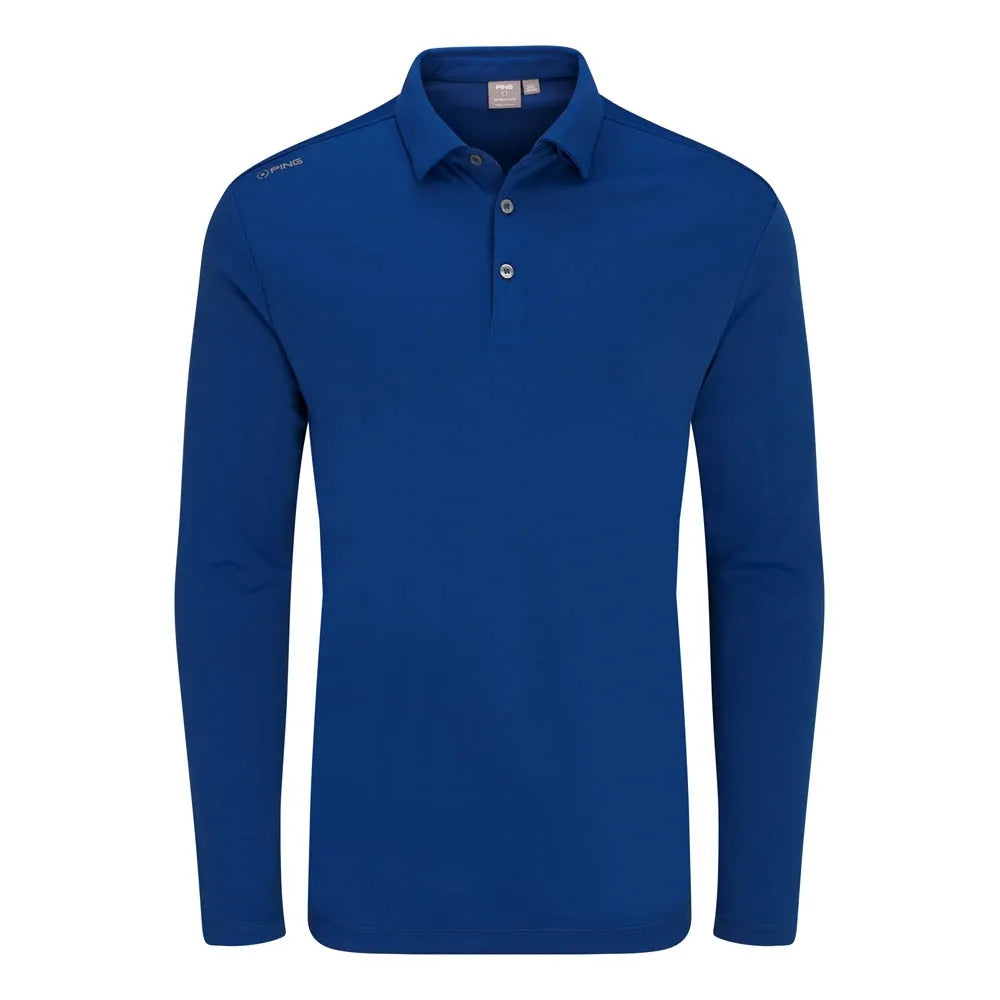 Lockwood Men's Long Sleeve Polo Shirt - Inky