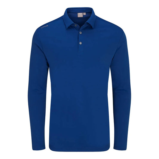 Lockwood Men's Long Sleeve Polo Shirt - Inky